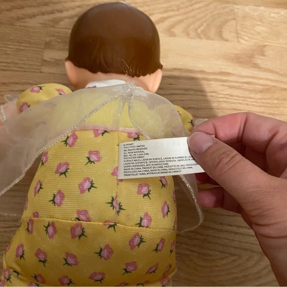 Disney Belle Tollytots Baby Doll Soft Body Hard Head Princess Vintage Yellow - Picture 6 of 8